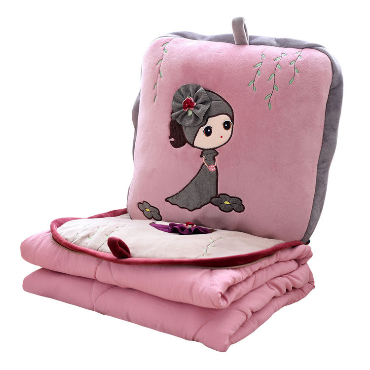抱枕被子两用汽车载可爱办公室靠背午睡枕头被子靠枕二合一空调被,居家布艺,抱枕被,淘宝优惠券,粉丝福利购,淘宝优惠卷