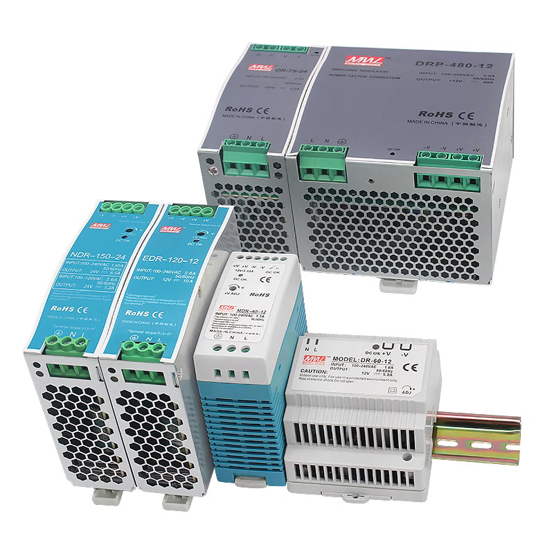 导轨式开关电源24V5v40A可调220伏转直流12V5A10A240W变压器定制