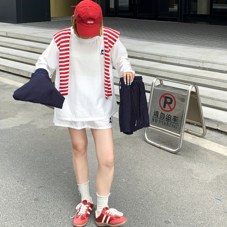 韩版圆领防晒长袖罩衫女2025爆款