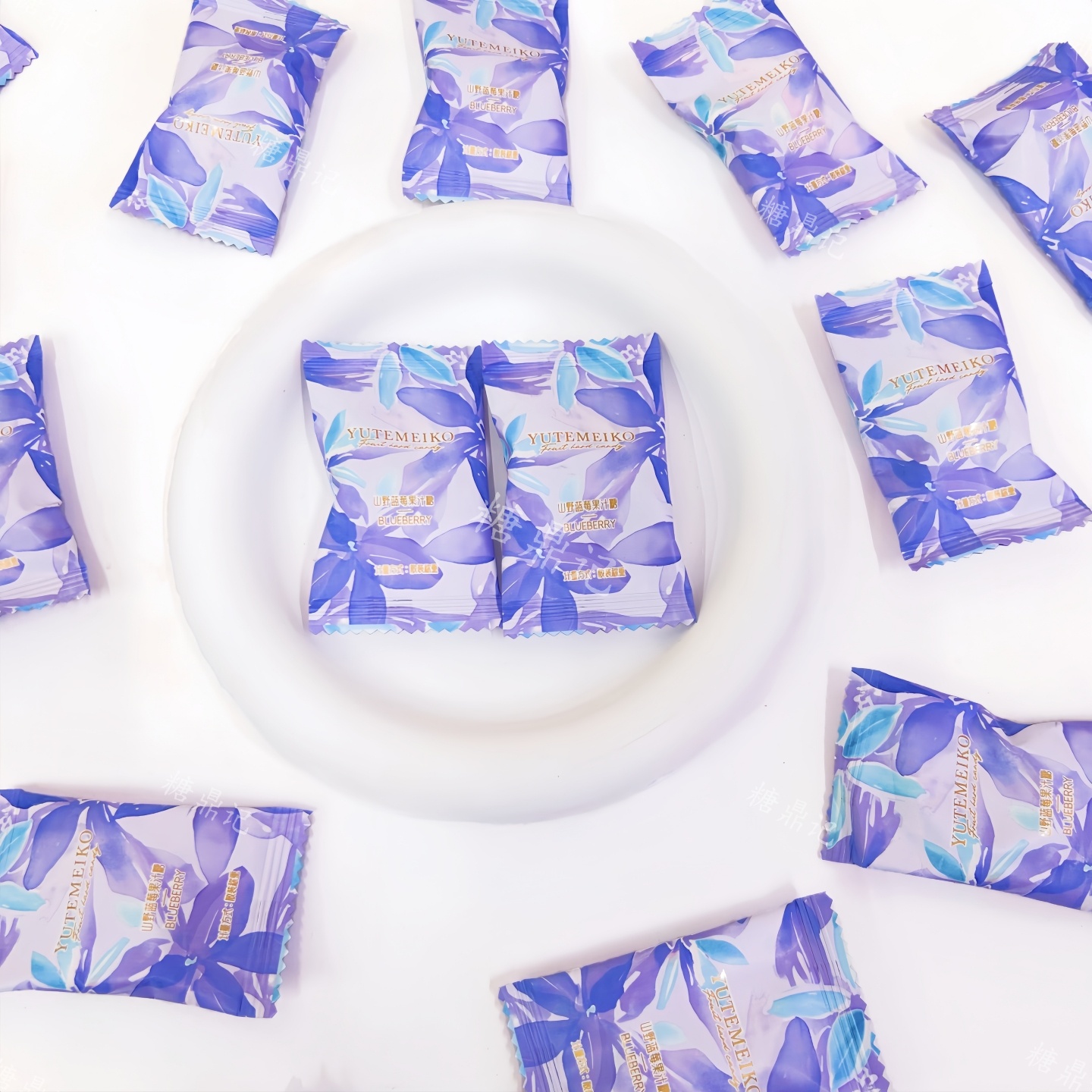 羽田铭菓山野蓝莓果汁糖