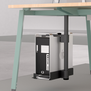 悬挂主机托架台式电脑主机吊架机箱悬空壁挂支架办公桌下电脑挂架