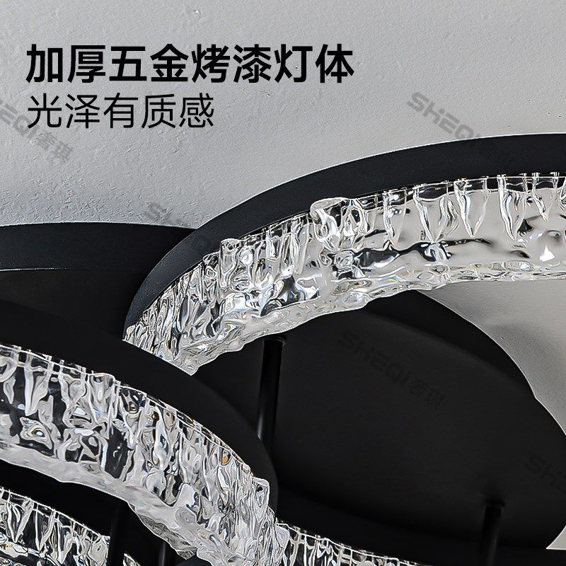 意式轻奢客厅主灯现代简约2025年新款高级感中山灯具全屋套餐组合