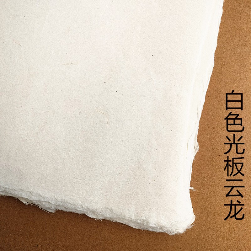 4四尺6六e尺云龙皮纸加厚手工宣纸半生熟毛笔书法国画专用作品纸