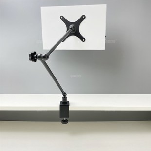 18寸便携屏倒装 支架磁吸75x100显示器快拆底座侧边免打孔桌面夹式