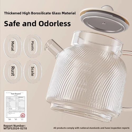 110V伏纯玻璃养生壶多功能花茶壶家用暖奶器办公室煮茶器恒温烧水