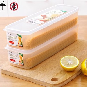 JOJOS L. PD.杂货先生.面条收纳盒家用保鲜盒大容量长方形 绿觅