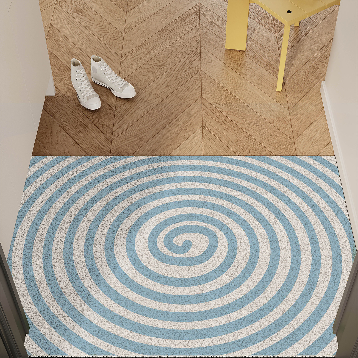 韩式简约螺旋纹入户地垫丝圈防滑耐脏脚垫进门玄关门口地毯可裁剪,居家布艺,入户地垫,淘宝优惠券,粉丝福利购,淘宝优惠卷