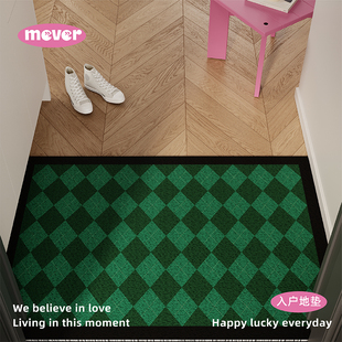 哈利波特复古中古风入户地垫丝圈防滑脚垫地毯进门垫玄关门口门外