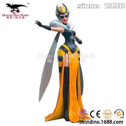 仿真昆虫卡通蜜蜂女王模型工艺品机械电动玩具儿童乐园互动产品