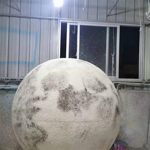 D八大形星月球月亮星球树脂定制星空落地灯设计师户外庭院落地灯