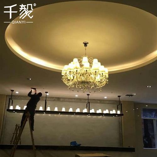 中山厂家售楼部酒店大堂非标定制工程豪华玻璃水晶灯饰灯灯具吊灯