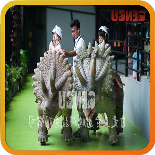 华丽角龙仿真恐龙恐龙化石恐龙模型恐龙骨架大型仿真产品