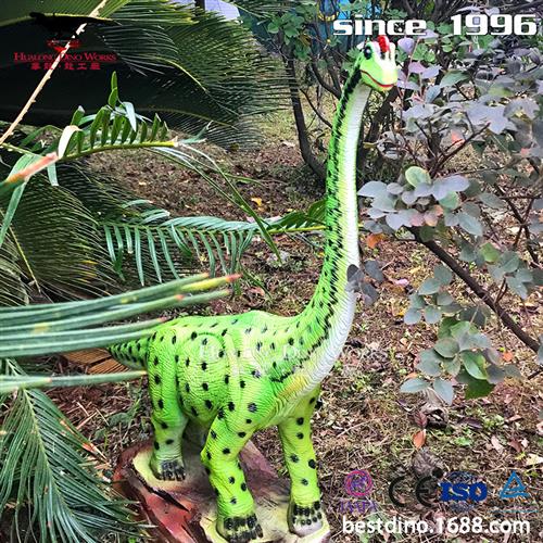 仿真动植物模型雕塑玻璃钢腕龙模型摆件儿童恐龙玩具工厂