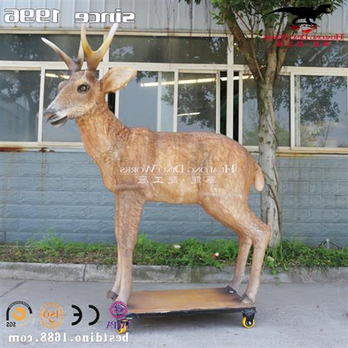 仿真梅花鹿羚羊动物模型真实还原生态乐园摆件图片