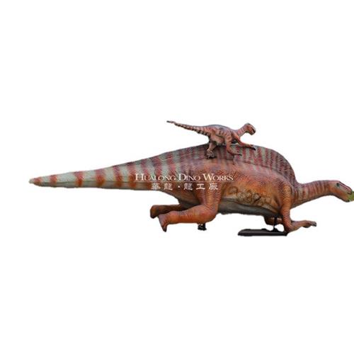 仿真机械模型仿真恐龙模型摆件亲子恐龙豪勇龙打闹动物模型铝膜