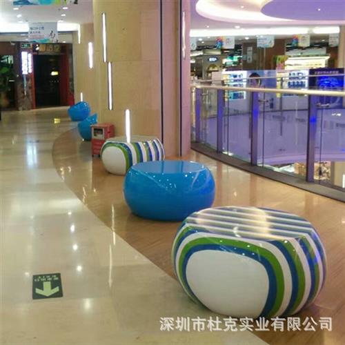 玻璃钢气球座椅商场休闲椅幼儿园卡通坐凳创意糖果凳子景观等候椅
