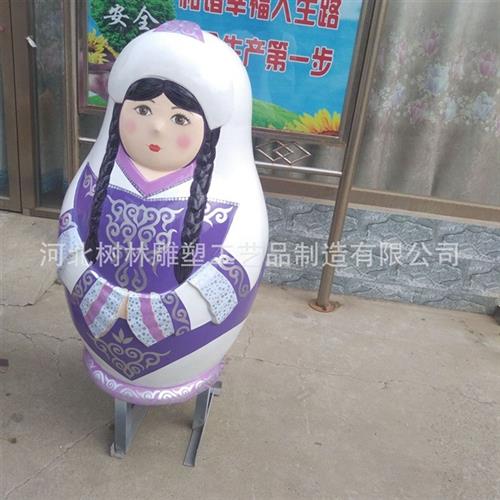 卡通仿真人物玻璃钢雕塑游乐园商场公园园林景观玩偶摆件