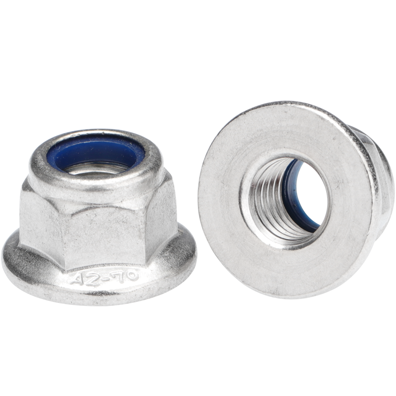 盖驰六角法兰螺母镀锌镀镍铁黑