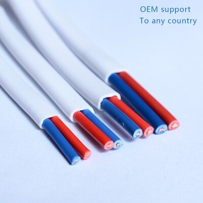 速发RVVB oxygen free copper white sheathed wire, black cable