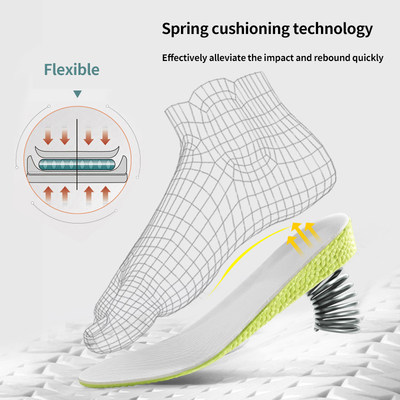 网红1.5-3.5cm Invisible Height Increase Insoles Green Memory