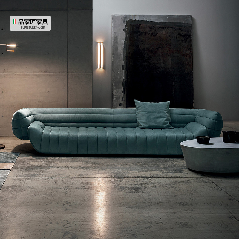 baxter科技布艺香蕉沙发三人位客厅免洗意式轻奢设计师直排沙发