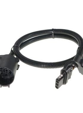 美式4针拖车线束 配原车拖车7针接头 拖车连接器 总长36inch