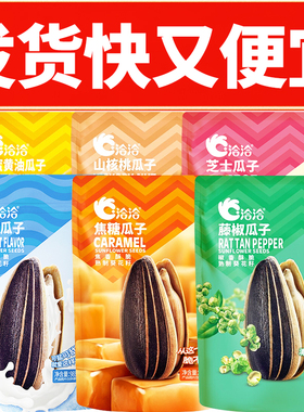 洽洽瓜子98g焦糖核桃藤椒恰恰葵花籽冰瓜子办公室零食炒货