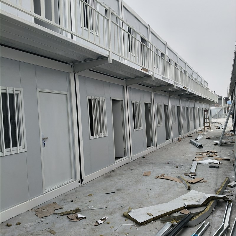 集装箱移动房子住人可移动阳光房屋工地办M公室简易临时住房活动