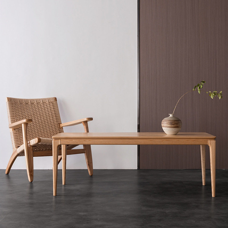 茶几新中式轻奢家具设计师小户型客厅创意全实木沙发茶几洽谈边几