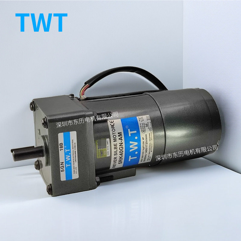 TWT东炜庭电机5RK40GN-AM减速机5GN18B单相110V附刹车SILBE MOTOR
