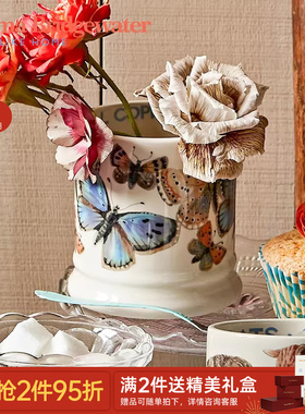 Emma Bridgewater马克杯餐具麦片陶瓷碗蓝蝴蝶系列emmabrigewater