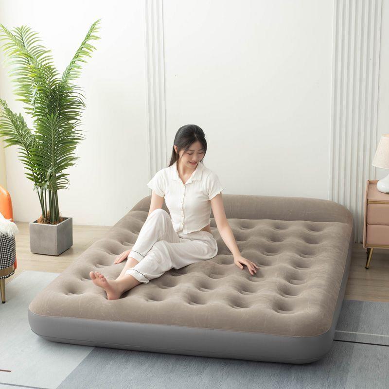 新款气垫床单人充气床可折叠双人气垫家用户外便携充气床垫厂
