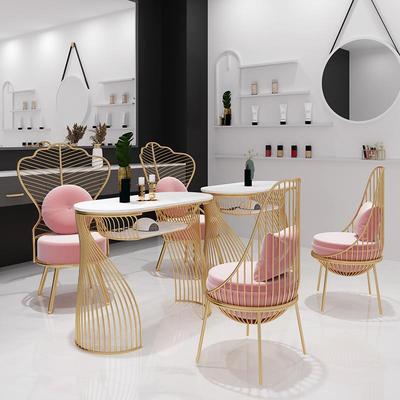 #网红经济型美甲桌椅套装组合简约双层单人美甲桌工作台修甲