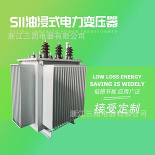 变压器 100KVA三相双绕组无励磁配电变压器油浸式 10KV 0.4S11