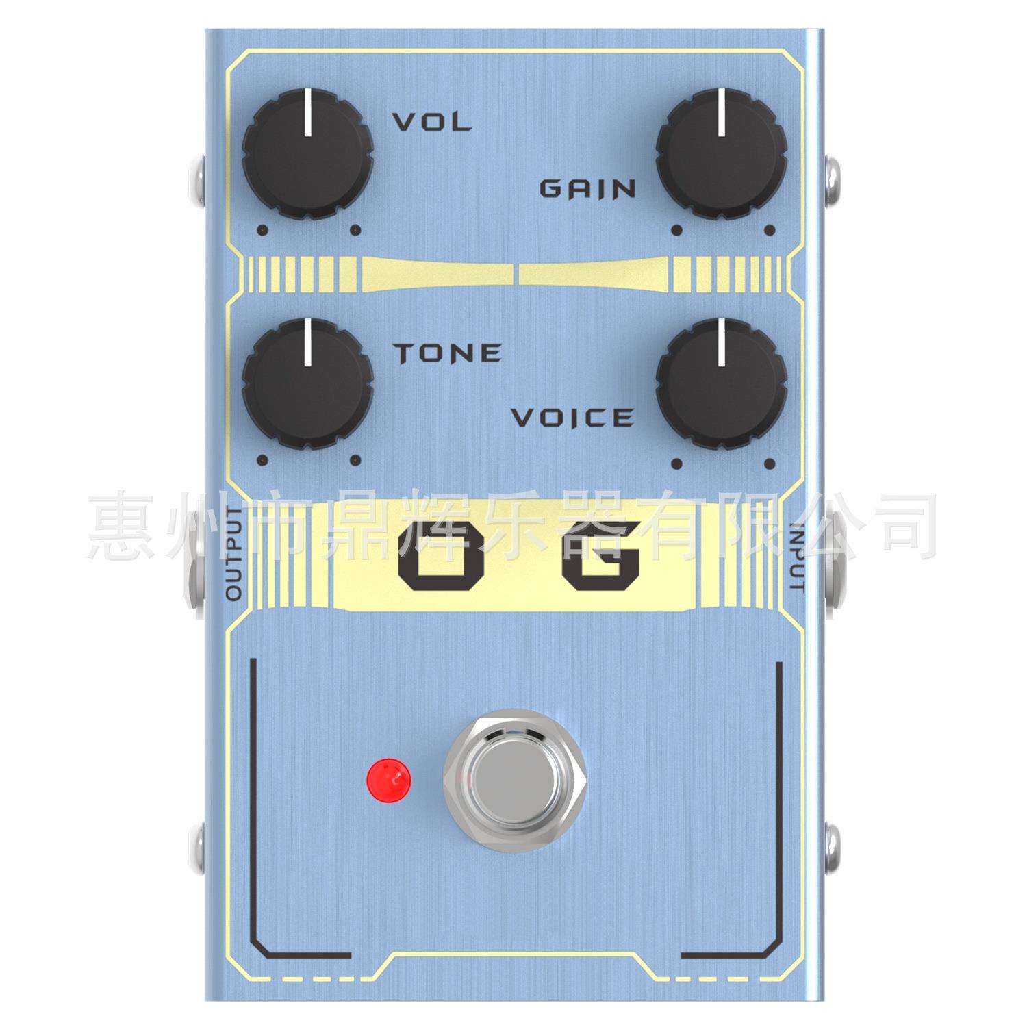 XGQ-507单块效果器音箱过载增益失真延时压缩颤音吉他效果器