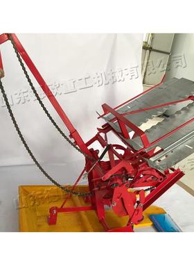 小型手摇式水稻插秧机农用双行秧苗播种机农田山地可调节插苗机