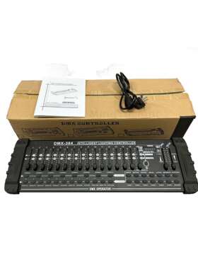 DMX控制台舞台灯光控制器摇头灯光束灯控台384A控台384B控台