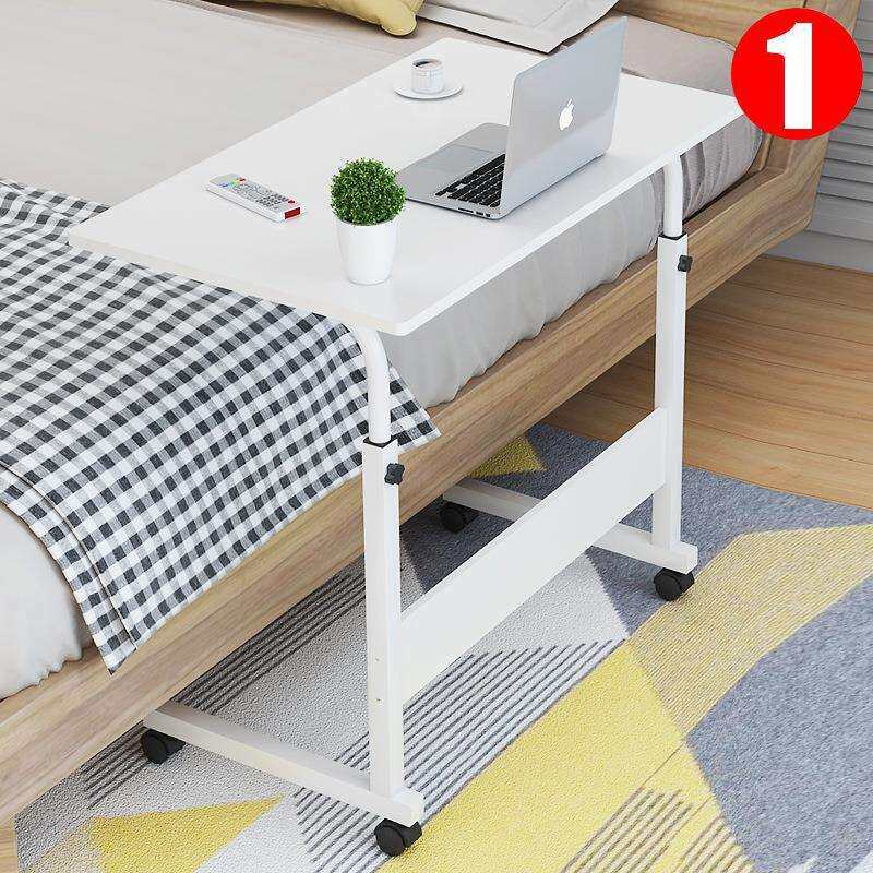 电脑桌懒人床边桌台式家用简约书桌宿舍简易床上小桌子可移动升降