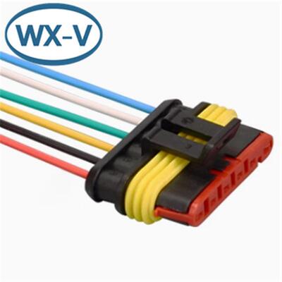 282090-1线束AMP防水接插件282108-1282090-1插头连接器DJ70