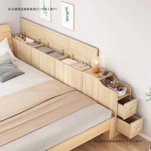 床头柜替代卧室极窄床边夹缝侧边柜创意多功能新型床尾收纳柜