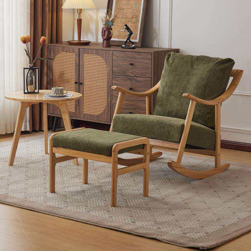 阳台单人休闲椅新款摇椅舒服懒人摇摇椅网红躺椅轻奢家用沙发椅子