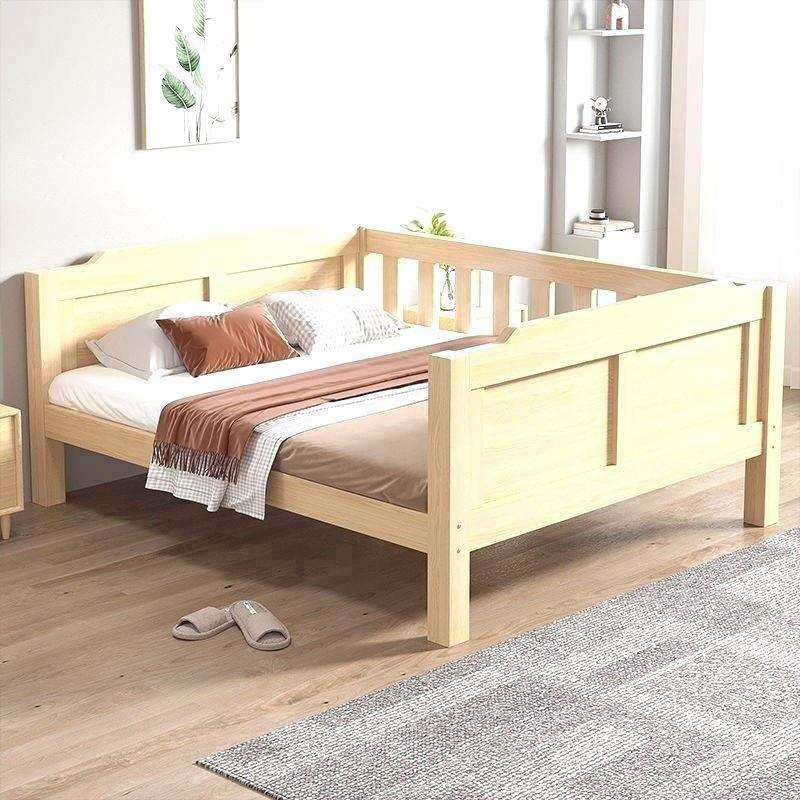 全实木架子床现代简约民宿四柱床中式主卧双人蚊帐床农村老式床