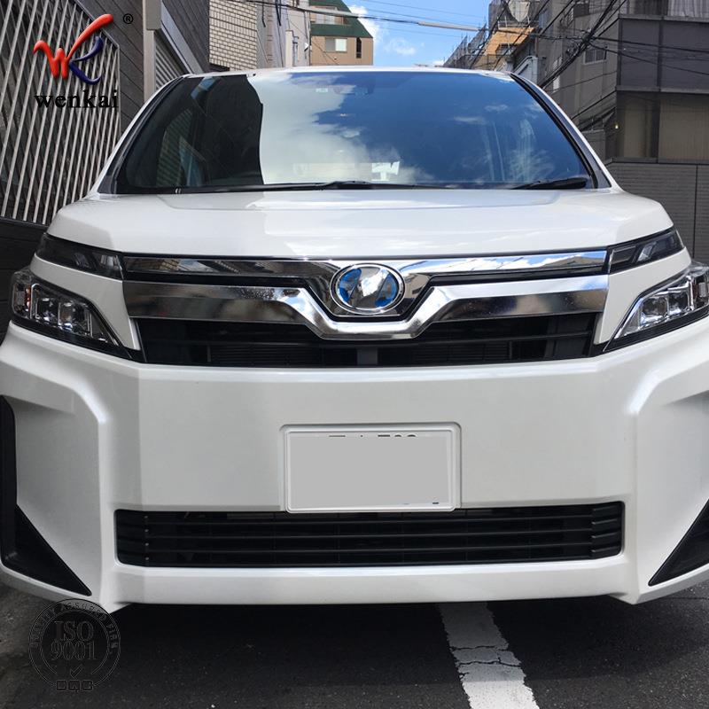 适用于丰田VOXY80系后期改装专用前车标中网装饰电镀亮条