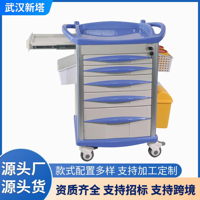 ABS抢救护理推车护士工具麻醉车急救车多颜色多种款式选择