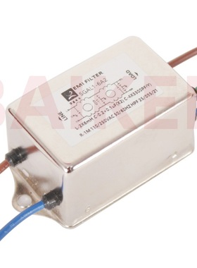 EMI FILTER SGAL1-6A2 交流单相高性能滤波器 110/250VAC 50/60HZ