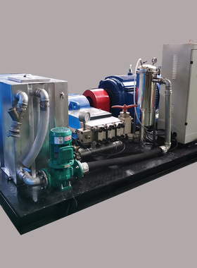 内蒙古电厂检修用换热器油污冷水压100Mpa电动清洗机