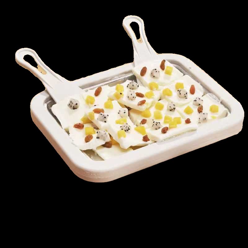 炒饼机自制水果冰激凌炒酸奶儿童免插电家用炒酸奶机迷你炒饼机