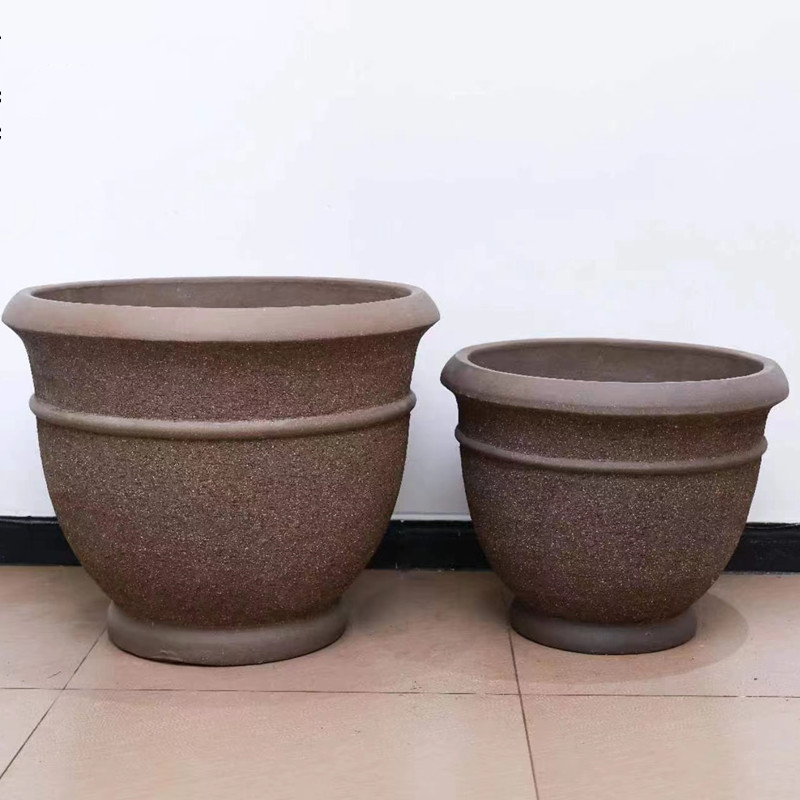 特大号马槽花盆长方形土陶花盆阳台庭院绿植盆景栽树Z陶瓷落地盆