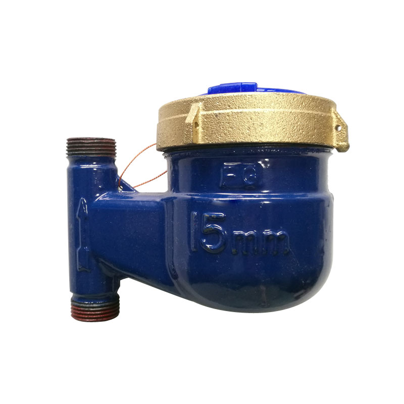 天天一泉售水机水表立式冷水表 家用竖式水表 旋V翼式 DN15