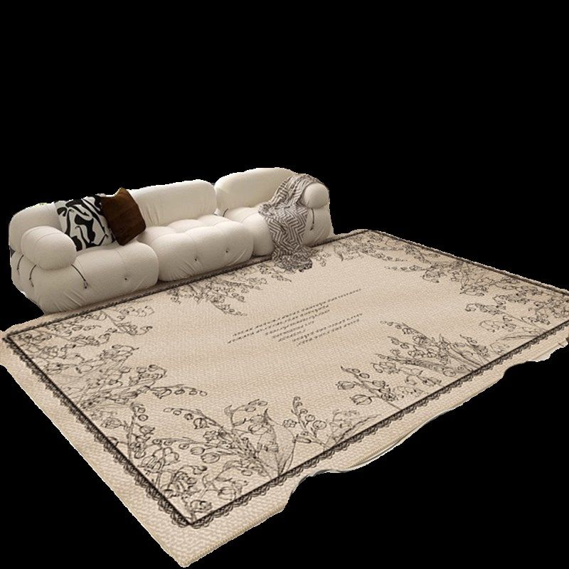 天津崔黄口地毯2023新款客厅沙发毯卧室床边垫子免洗耐脏家用地垫